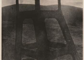 Raven on Mine winch, Stake Hill, 2025. Lith print on expired RC G2 paper. (8"x10").
