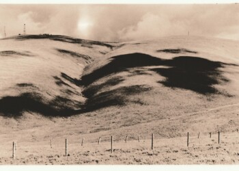 Green Lowther and Green Trough with cloud shadows, 2025. Lith print on expired VC RC paper. (8"x10").
