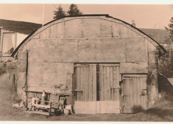 Former Lead Mining Pit Pony Stables, 2025. Lith print on expired VC RC paper. (8"x10").