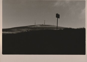 Approaching Glen Franka Reservoir, 2026. Caffenol print on Ilford MG RC Deluxe Pearl 8"x10".