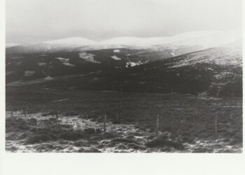 The East Lowthers, 2026. Fern based developer negative and print on expired Jessops RC G2 Glossy 8"x10" paper.