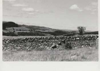 Searching for Capenoch Loch Long Cairn, 2025. Lichen based developer print on expired Jessops RC G2 Glossy 8"x10" paper. (Print 2026).